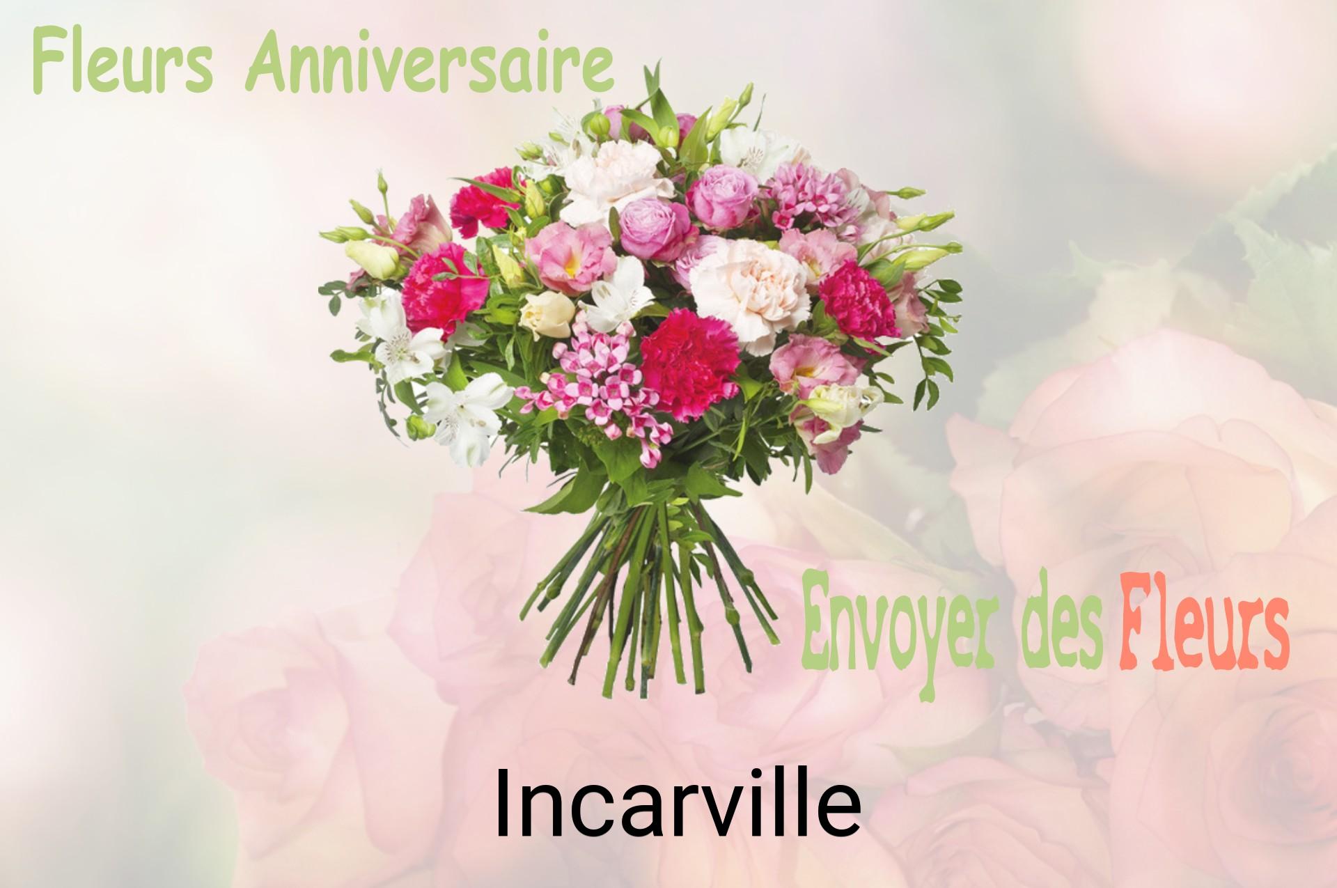 Bouquet de fleurs d’anniversaire livré à Incarville